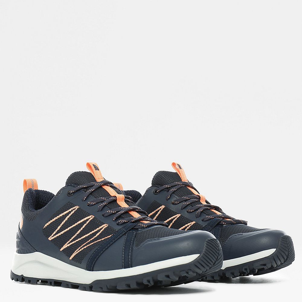 The North Face Hiking Shoes Womens Australia - The North Face Litewave Fastpack Ii Waterproof Navy H